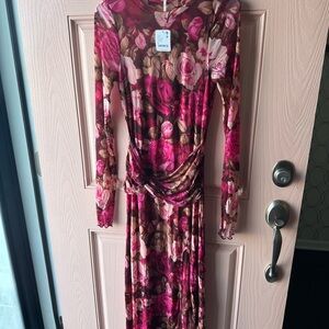 Floral Long Sleeve Dress